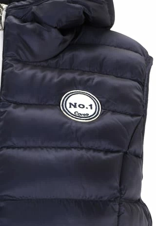 No. 1 Como Weste Stockholm Navy/ Cookie - Image 6