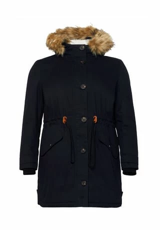 Sheego Parka Schwarz