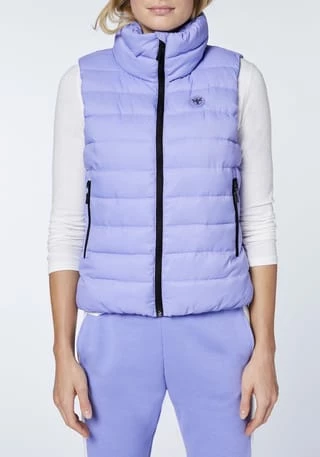 CHIEMSEE Wattierte Weste In Steppoptik Jacaranda - Image 7