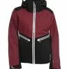 ICEPEAK Jacke LUHTA JANHUA Schwarz-gemustert