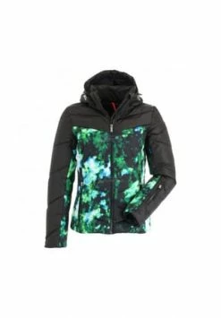 ICEPEAK Jacke Elizabeth Schwarz-gemustert