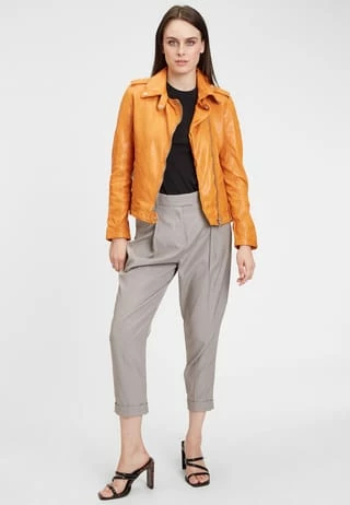 Gipsy® Bikerjacke GWFavorit LAMAXV Mango - Image 3