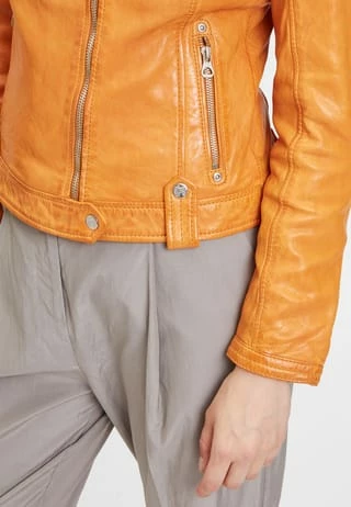 Gipsy® Bikerjacke GWFavorit LAMAXV Mango - Image 5
