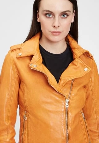 Gipsy® Bikerjacke GWFavorit LAMAXV Mango - Image 6