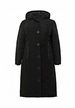 Sheego Mantel Schwarz