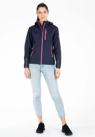LPO Softshelljacke SOFTSHELLJACKE Sandra - Funktionsjacke Blau – Bild 3