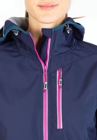 LPO Softshelljacke SOFTSHELLJACKE Sandra - Funktionsjacke Blau – Bild 6