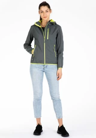 LPO Softshelljacke SOFTSHELLJACKE Sandra - Funktionsjacke Grau – Bild 3