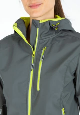 LPO Softshelljacke SOFTSHELLJACKE Sandra - Funktionsjacke Grau – Bild 6