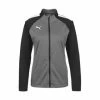 PUMA® TeamLIGA Trainingsjacke Damen Grau/ Weiß