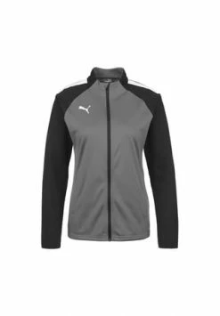 PUMA® TeamLIGA Trainingsjacke Damen Grau/ Weiß