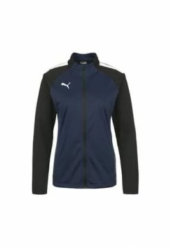 PUMA® TeamLIGA Trainingsjacke Damen Dunkelblau/ Weiß