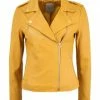 Goosecraft. Lederjacke GC Julia Biker Honey