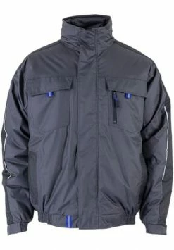 TERRAX Bekleidung Pilotenjacke Anthrazit/ Royal
