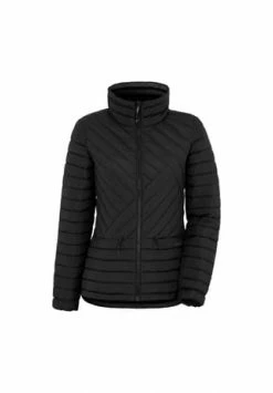 DIDRIKSONS Steppjacke Enja Reißverschluss,Reißverschluss-Tasche Damen Black