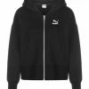 PUMA® Hooded Zipper Classics Oversized Schwarz