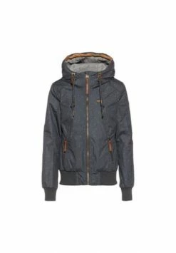 RagwearTM Kapuzenjacke Druna Kordelzug,Reißverschluss,Taschen Damen Dark Grey