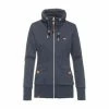 RagwearTM Sweatjacke Rylie Kordelzug,Reißverschluss,Taschen Damen Blue
