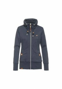 RagwearTM Sweatjacke Rylie Kordelzug,Reißverschluss,Taschen Damen Blue