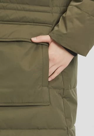 MOSS COPENHAGEN Mantel, Kapuze, Für Damen GRAPE LEAF - Image 4