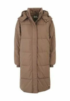 MOSS COPENHAGEN Steppmantel "Esmaria", Stehkragen, Abnehmbare Kapuze, Für Damen CHOCOLATE CHIP