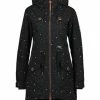 ALIFE AND KICKIN® Parka Charlotte Kordelzug,Reißverschluss,Taschen Damen Moonless