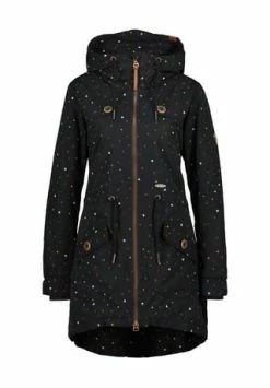 ALIFE AND KICKIN® Parka Charlotte Kordelzug,Reißverschluss,Taschen Damen Moonless