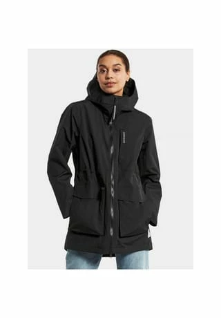 DIDRIKSONS Parka Lana Kordelzug,Reißverschluss,Reißverschluss-Tasche,versiegelte Nähte STORMsystem™ Damen Black - Image 3