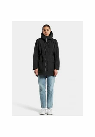 DIDRIKSONS Parka Lana Kordelzug,Reißverschluss,Reißverschluss-Tasche,versiegelte Nähte STORMsystem™ Damen Black - Image 6