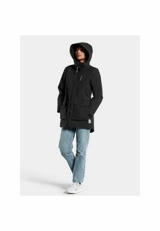 DIDRIKSONS Parka Lana Kordelzug,Reißverschluss,Reißverschluss-Tasche,versiegelte Nähte STORMsystem™ Damen Black - Image 7
