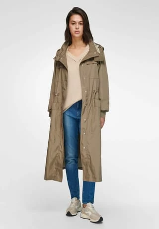 EMILIA LAY Langmantel Coat Khaki - Image 2