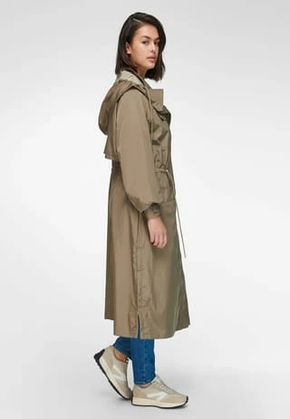 EMILIA LAY Langmantel Coat Khaki - Image 5