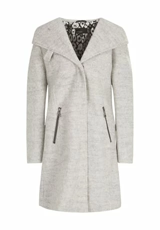 Adagio Kurzmantel, Kapuze, Für Damen LM689 LIGHT GREY