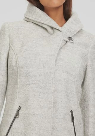 Adagio Kurzmantel, Kapuze, Für Damen LM689 LIGHT GREY – Bild 3