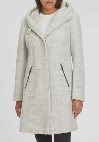 Adagio Kurzmantel, Kapuze, Für Damen LM689 LIGHT GREY – Bild 6