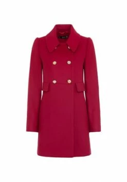 HALLHUBER Kurzmantel Aus Schwerem Schurwolle-Mix Mit Wappenknöpfen Poppy Red