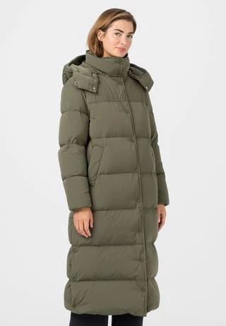 HALLHUBER Midi-Daunenmantel Mit Abnehmbarer Kapuze Und Seitlichen Druckknöpfen Bay Leaf - Image 2