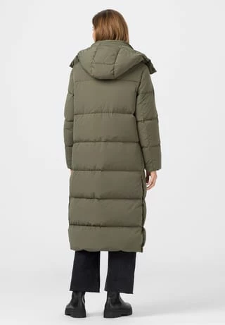 HALLHUBER Midi-Daunenmantel Mit Abnehmbarer Kapuze Und Seitlichen Druckknöpfen Bay Leaf - Image 3
