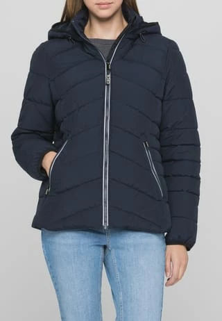 CECIL Steppjacke, Kapuze, Stehkragen, Für Damen 10128 DEEP BLUE - Image 2