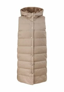 S.Oliver BLACK LABEL Steppweste, Kapuze, Uni, Für Damen 8166 BROWN