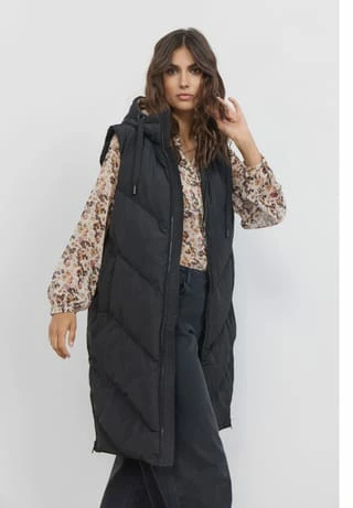 SOYA CONCEPT Weste, Stehkragen, Tunnelzug, Für Damen 9999 BLACK - Image 2