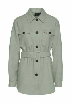 VERO MODA® Trenchcoat, Bindegürtel, Pattentaschen, Uni, Für Damen DESERT