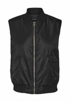 VERO MODA® Weste, Stehkragen, Für Damen 177868 BLACK