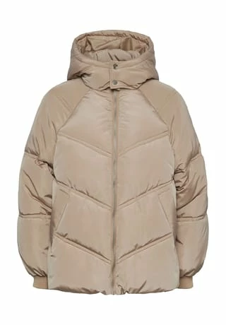 PIECES Steppjacke, Kapuze, Für Damen 194638 SILVER MIN