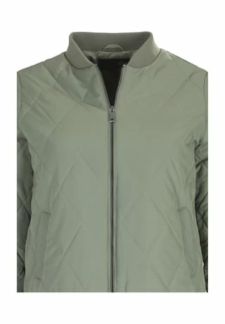 Myline Steppjacke, Stehkragen, Große Größen, Für Damen OLIVE - Image 4