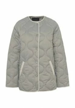 MANGUUN Collection Steppjacke, Eingrifftaschen, Für Damen FOREST FOG 17-0209