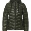 CECIL Daunenjacke, Kapuze, Tunnelzug, Für Damen 13638 OLIVE OIL G